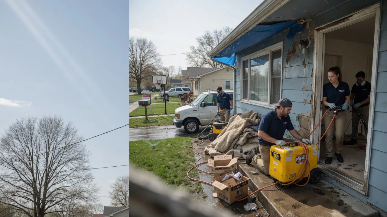 Basement Flood Cleanup in Forestburg, TX near me